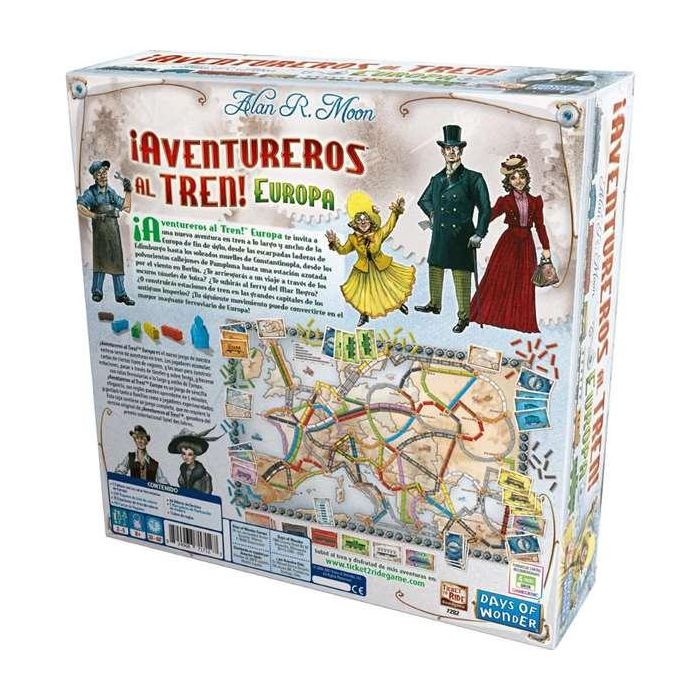 Days of Wonder Juego de Mesa Aventureros al Tren! Europa - Juego de Tablero 3 Days of Wonder Juego de Mesa Aventureros al Tren! Europa - Juego de Tablero 3