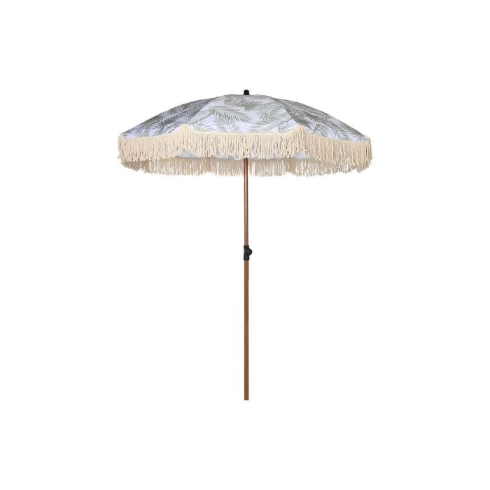 Parasol DKD Home Decor Blanco Verde 180 x 1 x 180 cm