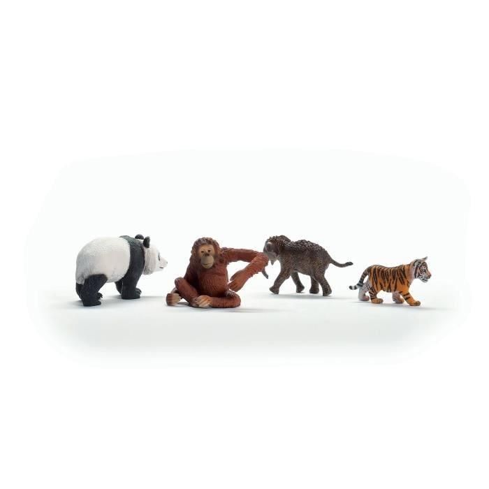 Mis primeros animales asiáticos, figuras de animales, SCHLEICH 42736 Vida salvaje, 5 años 2