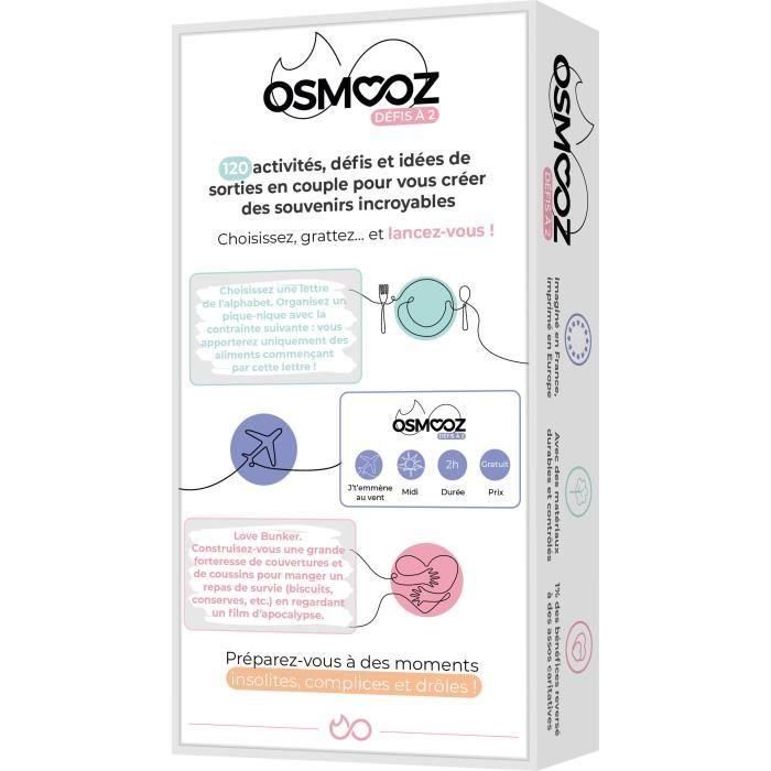 Juego de Parejas - Desafíos Osmooz para 2 - Juegos de Mesa - Juego de Cartas - Regalo para Mujer - Regalo para Hombre - Regalo Original para Parejas 1 Juego de Parejas - Desafíos Osmooz para 2 - Juegos de Mesa - Juego de Cartas - Regalo para Mujer - Regalo para Hombre - Regalo Original para Parejas 1