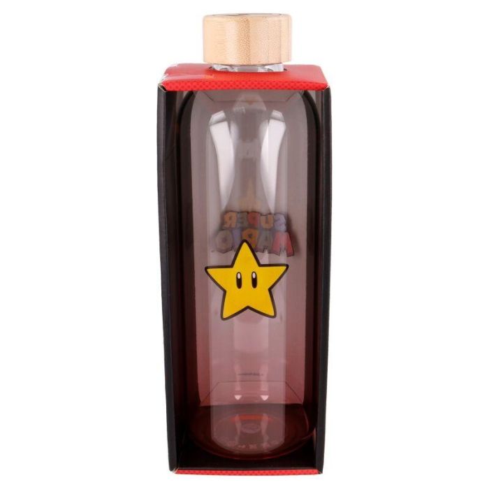 Botella cristal Super Mario Bros Nintendo 1030ml 0 Botella cristal Super Mario Bros Nintendo 1030ml 0