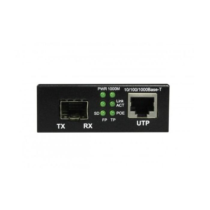 Z ALLNET Medienkonverter PoE (15.4W/30W) auf 1000BASE-SX/LX Single-/ Multimode SFP Mini-GBIC Anschluss ALL-MC202P-SFP1-PoE 3