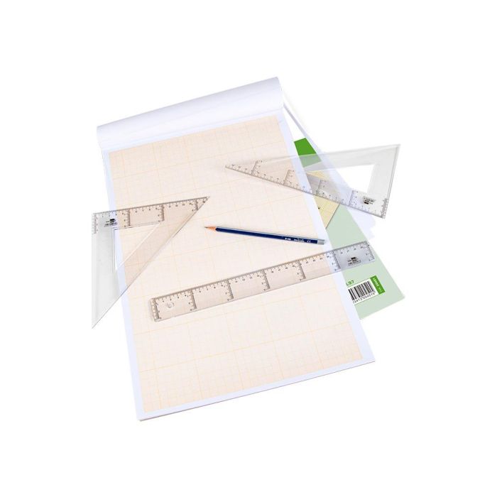 Bloc Papel Milimetrado Liderpapel Encolado 297x420 mm 50 Hojas 80 gr-M2 4 Bloc Papel Milimetrado Liderpapel Encolado 297x420 mm 50 Hojas 80 gr-M2 4