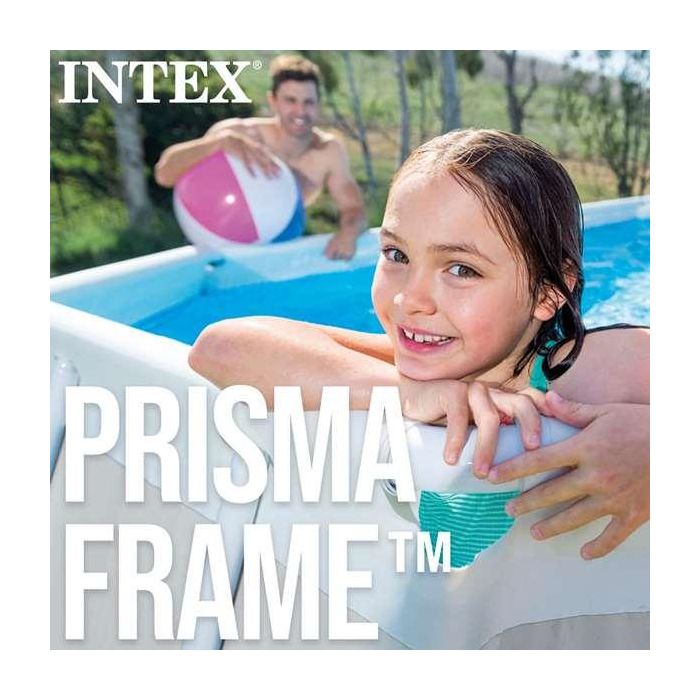 Intex Piscina Prism Frame Rectangular 400x200x122 cm con Bomba de Filtro y Escalera, Capacidad 8418L 19 Intex Piscina Prism Frame Rectangular 400x200x122 cm con Bomba de Filtro y Escalera, Capacidad 8418L 19