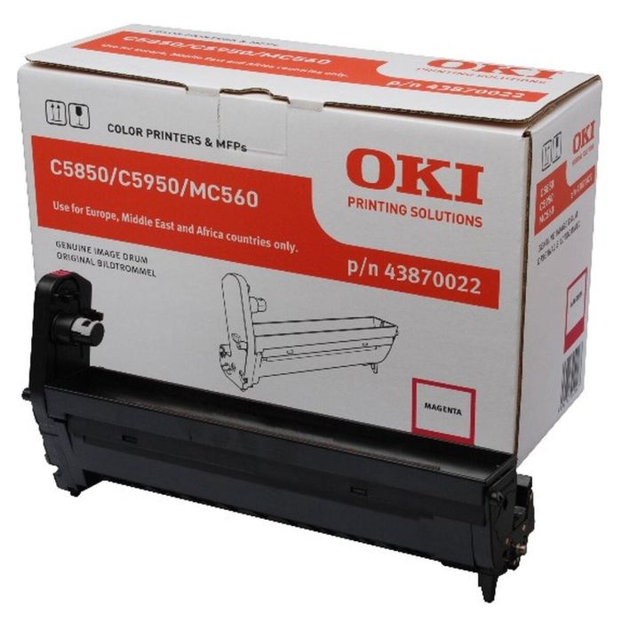 Tambor de impresora OKI 43870022 Negro Magenta Tambor de impresora OKI 43870022 Negro Magenta