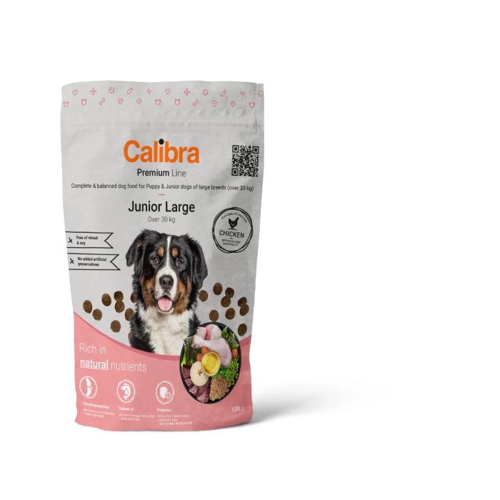 Calibra Dog Premium Junior Large Pollo 100 gr Form.Prueba