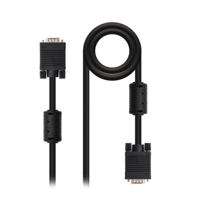 Cable VGA NANOCABLE 10.15.01 Negro 0 Cable VGA NANOCABLE 10.15.01 Negro 0