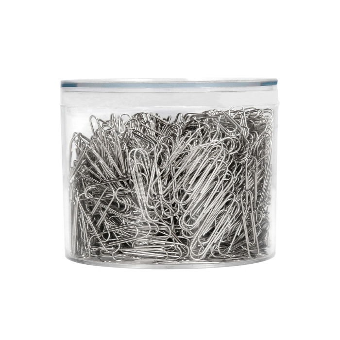 Q-connect Clips Niquelados nº2 33 mm Cubilete 1000 Unidades 1