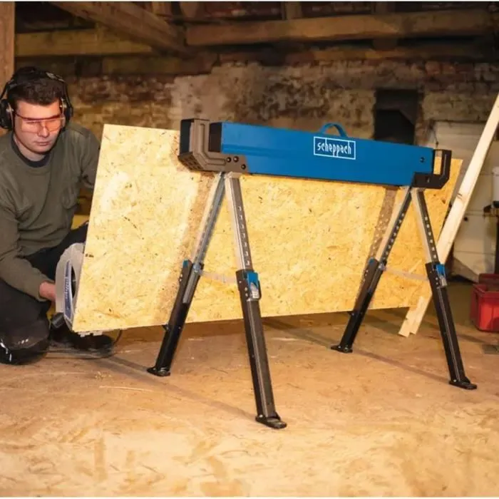 Scheppach Juego de 2 Caballetes 820 mm - MWB600 1