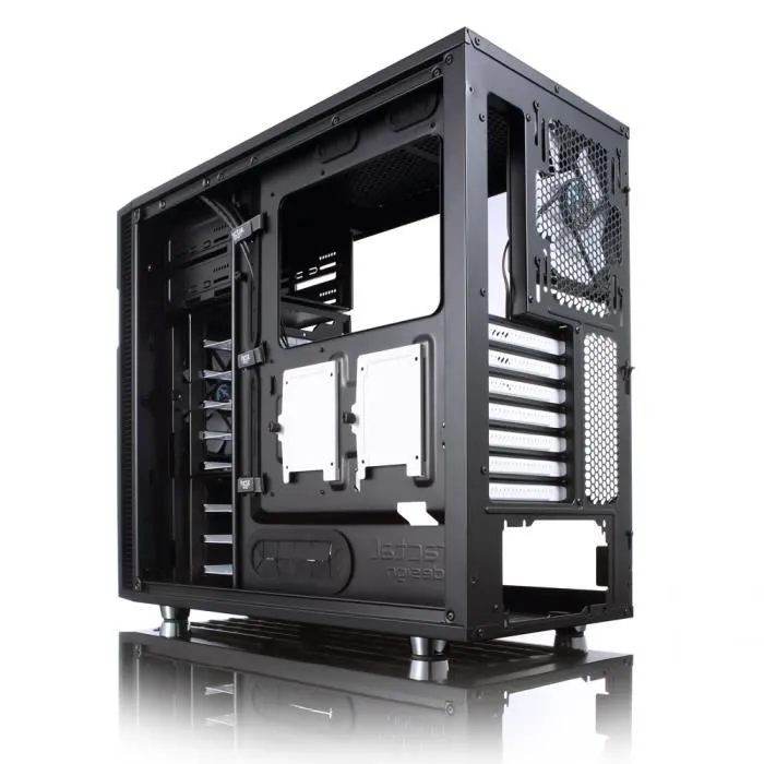Fractal Design Caja PC Define R5 Torre Mediana Negra para ATX, Micro ATX, Mini ITX 2