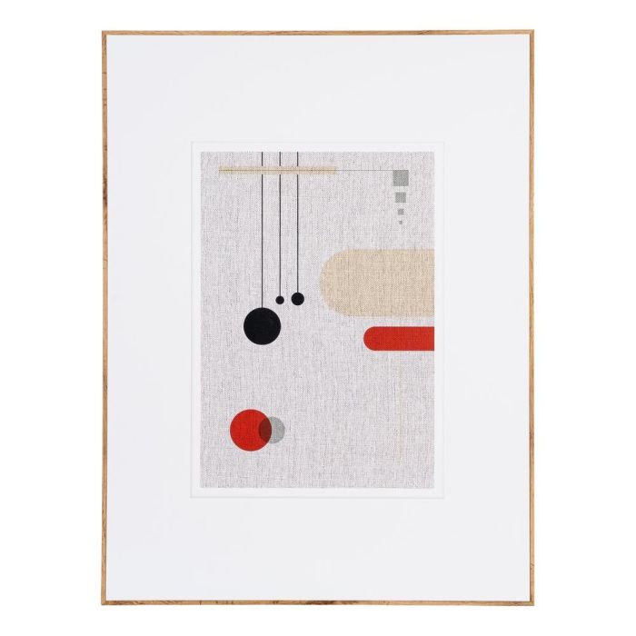 Cuadro Abstracto 2/M Madera Impreso 60 X 3 X 80 cm