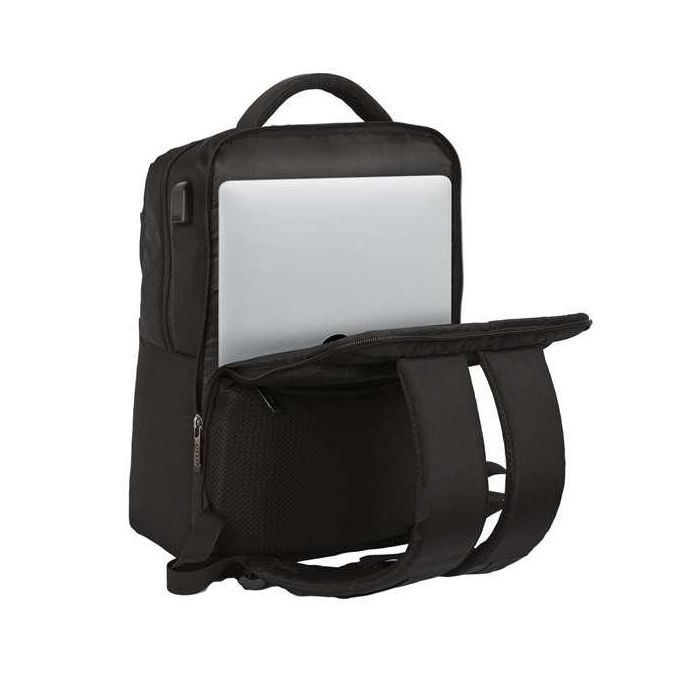 Safta Business Mochila para portátil de 15,6" con USB y 2 bolsillos, Negra, 31x44x13cm 22 Safta Business Mochila para portátil de 15,6" con USB y 2 bolsillos, Negra, 31x44x13cm 22