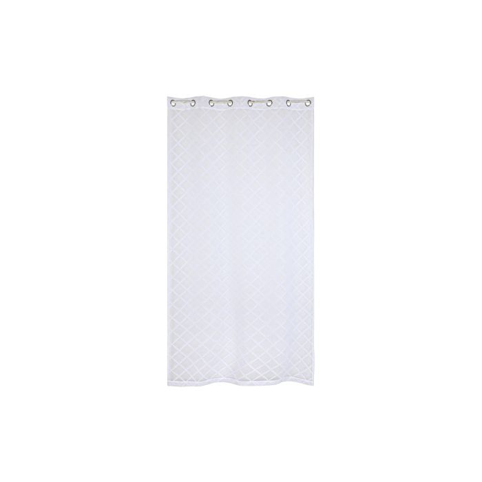 Cortina Basicos DKD Home Decor Blanco 260 x 260 x 140 cm 4