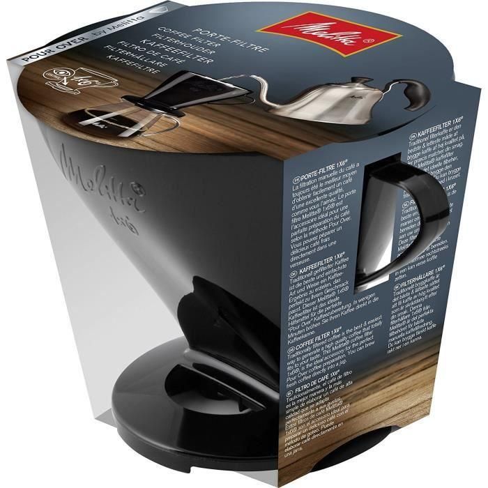 Melitta Portafiltros de café 1x6 Negro 1