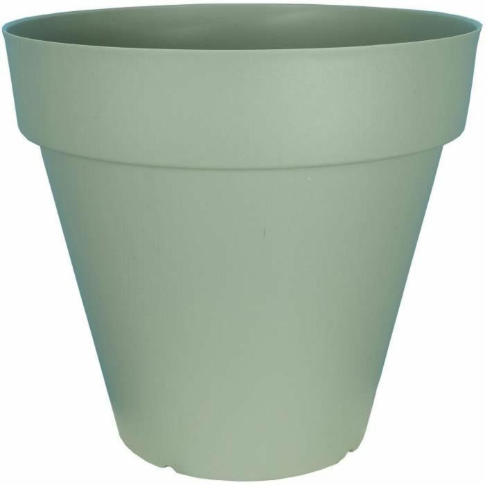 Jardinera redonda RIVIERA SOLEILLA - Plástico - Diámetro 50 cm - Verde arcilla Jardinera redonda RIVIERA SOLEILLA - Plástico - Diámetro 50 cm - Verde arcilla