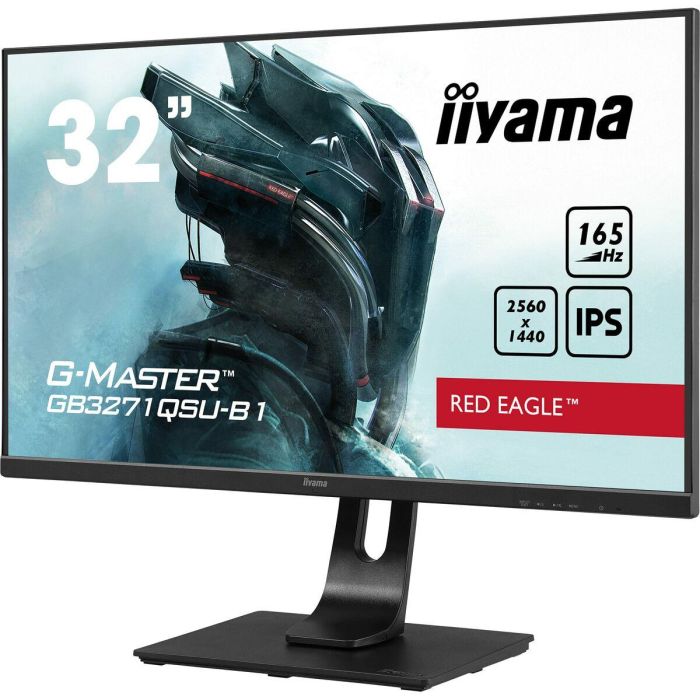 Iiyama G-Master Red Eagle Monitor Gaming 31.5" WQHD (2560x1440) IPS 165Hz 1ms FreeSync Soporte Ajustable HDMI DP USB 3.0 36