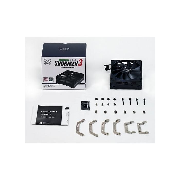 K COOLER Scythe Shuriken 3 CPU Kühler 92mm PWM Intel AMD 7 K COOLER Scythe Shuriken 3 CPU Kühler 92mm PWM Intel AMD 7