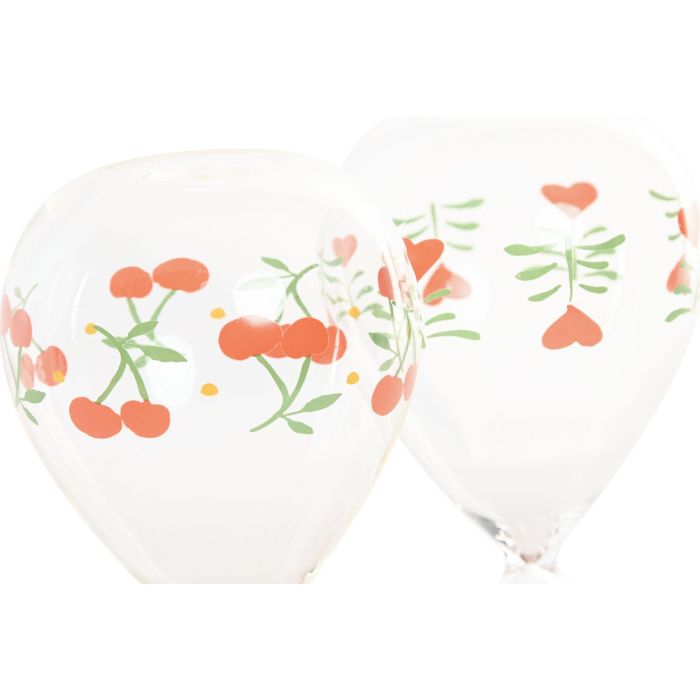 Reloj De Arena Shabby DKD Home Decor Amarillo Coral 8 x 20 x 8 cm (6 Unidades) 2