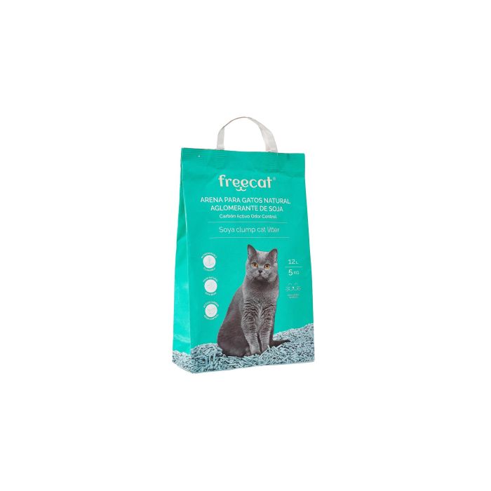 Freedog Arena Gatos Natural Aglomerante Soja Carbón 12 L Freedog Arena Gatos Natural Aglomerante Soja Carbón 12 L