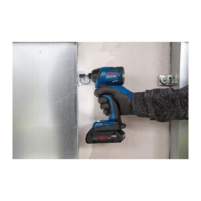 Bosch GDR 18V-220 C Akku-Drehschlagschrauber, Taladro Percutor de Pistola Profesional 18V, Sin Escobillas, 3 Velocidades, Par Máx. 220 Nm, 1/4", Color Azul, Incluye Funda 8