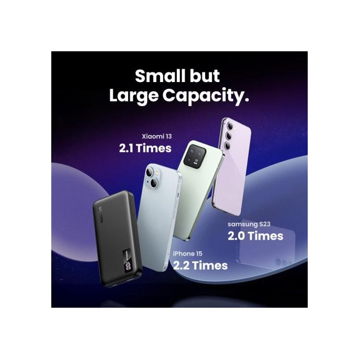 UGREEN UG25742 Batería Externa Power Bank Ión de Litio 10000 mAh Carga Rápida Negro 3 UGREEN UG25742 Batería Externa Power Bank Ión de Litio 10000 mAh Carga Rápida Negro 3
