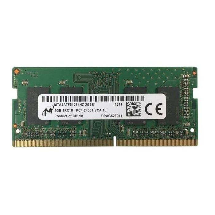 HP SODIMM, 4GB DDR4-2400, MICRON, B DIE HP SODIMM, 4GB DDR4-2400, MICRON, B DIE