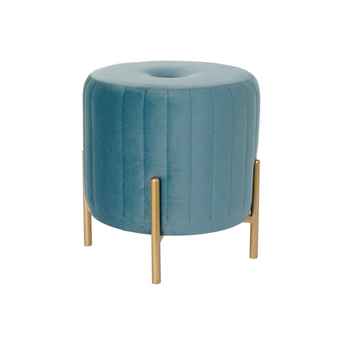 DKD Home Decor Descalzadora Azul Poliester MDF 88 x 53 x 48 cm Set de 2 1