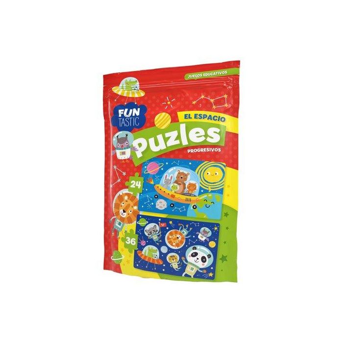 Juego Imagiland Bolsa Puzle Progresivo 24/36 El Espacio