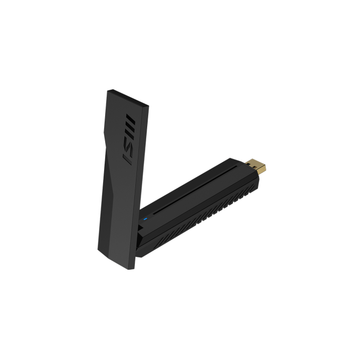 MSI BE6500 WiFi7 USB Stick - Dongle tarjeta y adaptador de interfaz USB 3.2 Gen 1 (3.1 Gen 1) 1 MSI BE6500 WiFi7 USB Stick - Dongle tarjeta y adaptador de interfaz USB 3.2 Gen 1 (3.1 Gen 1) 1