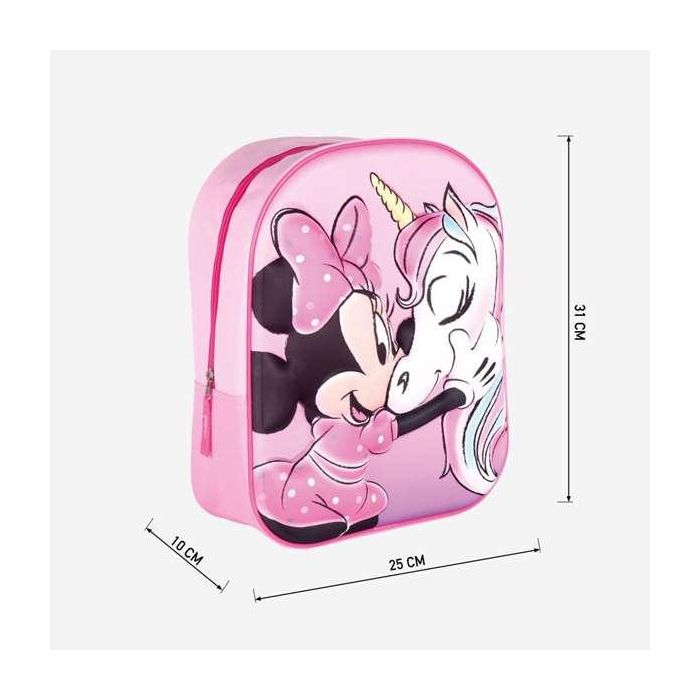 Mochila Escolar Minnie Mouse Rosa (25 x 31 x 10 cm) 6 Mochila Escolar Minnie Mouse Rosa (25 x 31 x 10 cm) 6