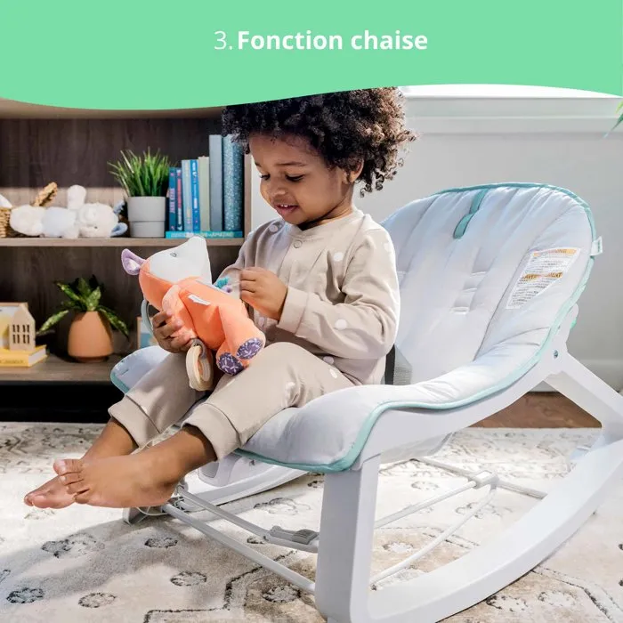 Ingenuity Bouncer 3in1 Keep Cozy - Weaver, Vibraciones Calmantes, 2 Posiciones Reclinado, Hasta 18 Kilos 5