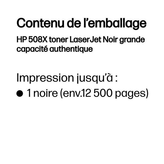 HP Toner 508X CF360X Negro Alto Rendimiento para HP LaserJet Enterprise MFP M577, M553, M552 (12500 págs) 3 HP Toner 508X CF360X Negro Alto Rendimiento para HP LaserJet Enterprise MFP M577, M553, M552 (12500 págs) 3