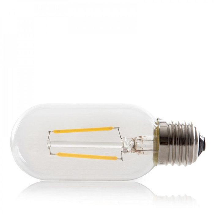 Bombilla LED Filamento T45 E27 2W 144 Lúmenes 2000K Luz Cálida Vintage Reemplazo Incandescente Ahorro Energía HO-LF-T45-E27-2W-WW 2