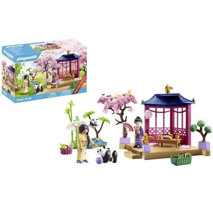 Playmobil 71762 Jardín Asiático con Panda Promo Packs, Juego de Construcción con Estanque Koi y Ceremonia del Té para Niños +4 años 4 Playmobil 71762 Jardín Asiático con Panda Promo Packs, Juego de Construcción con Estanque Koi y Ceremonia del Té para Niños +4 años 4