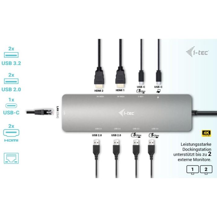 Funda para Teclado i-Tec C31NANOHDM2DOCPD 3