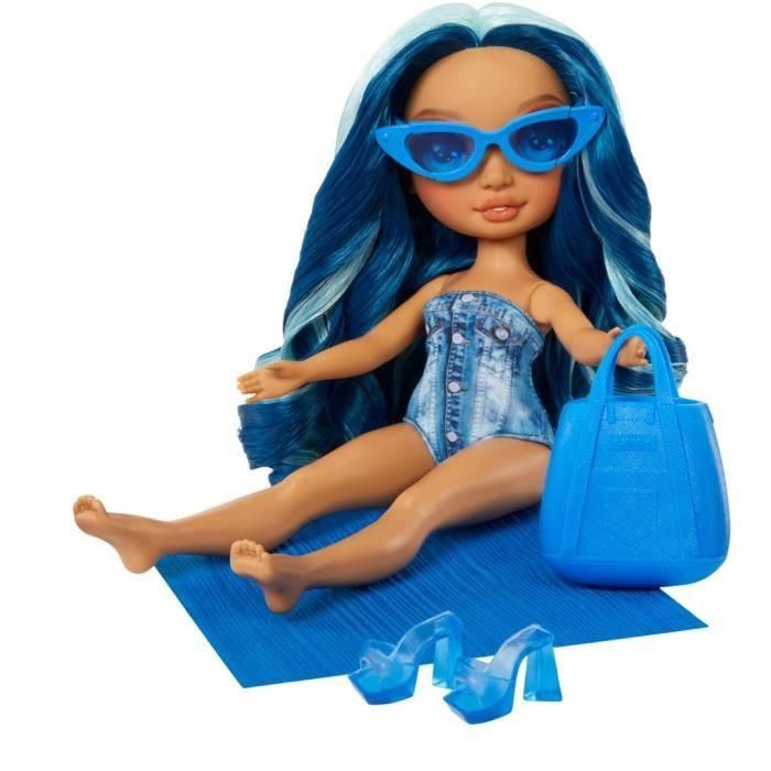 Rainbow High Swim & Style - Muñeca de moda articulada 27 cm - Skyler (Azul) - Bañador + Pareo - a partir de 4 años 1 Rainbow High Swim & Style - Muñeca de moda articulada 27 cm - Skyler (Azul) - Bañador + Pareo - a partir de 4 años 1