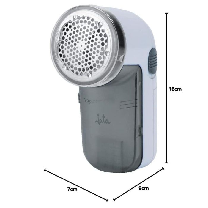 Jata Quitapelusas Eléctrico JEQP5 Sistema de Seguridad Cuchillas Acero Inoxidable 50mm Blanco 1