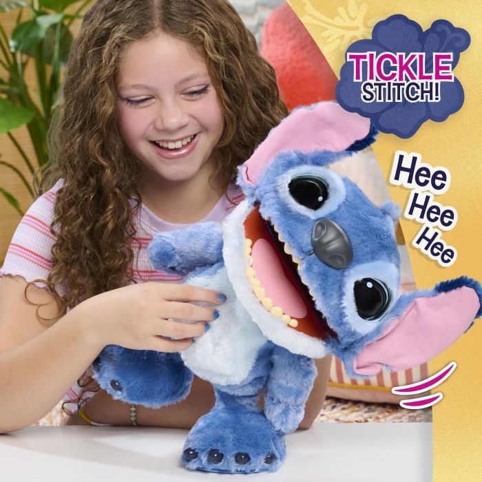 Just Play Peluche Stitch 12284 Interactivo con Sonidos y Movimientos Disney 43cm 3