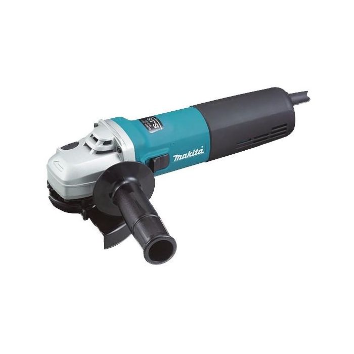 Makita 9565HRZ Amoladora Angular 1100W 12.5cm Protección Retroceso y Arranque Suave, Motor con escobillas