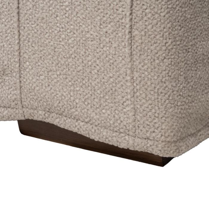 Sofá Beige Tejido Salón 245 X 102 X 100 cm