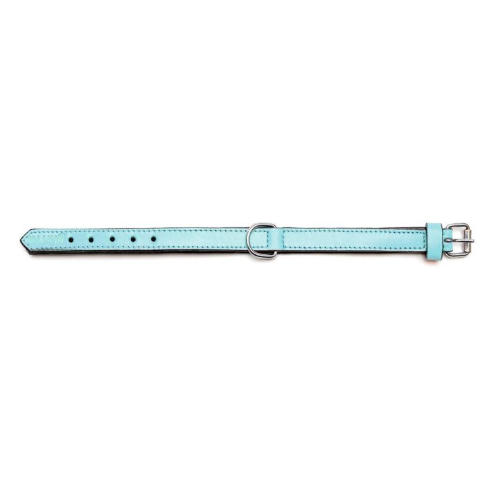 Collar para Perro Gloria 30 cm Acolchado Cuero Azul 1 Collar para Perro Gloria 30 cm Acolchado Cuero Azul 1