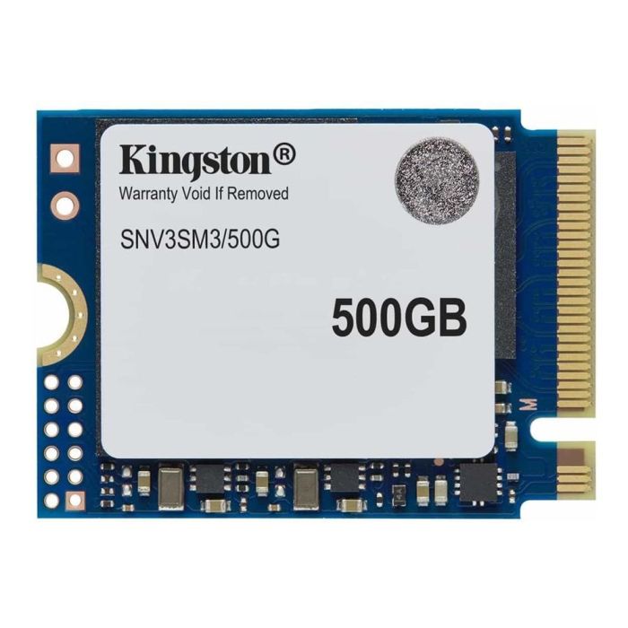 Kingston NV3 - Disco Duro Interno SSD 500GB, PCIe 4.0 NVMe M.2 2230, hasta 5000 MB/s Lectura, para Portátiles Ultrafinos y MiniPC Kingston NV3 - Disco Duro Interno SSD 500GB, PCIe 4.0 NVMe M.2 2230, hasta 5000 MB/s Lectura, para Portátiles Ultrafinos y MiniPC