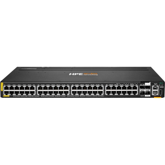 HPE Aruba Networking CX 6200M 48G Class4 PoE Switch Gestionado L3 Gigabit Ethernet Montaje en Rack 0 HPE Aruba Networking CX 6200M 48G Class4 PoE Switch Gestionado L3 Gigabit Ethernet Montaje en Rack 0