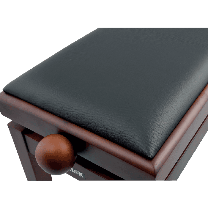 Banqueta Piano Deluxe Pb100 Madera - Nogal/Negra Mate 5 Banqueta Piano Deluxe Pb100 Madera - Nogal/Negra Mate 5