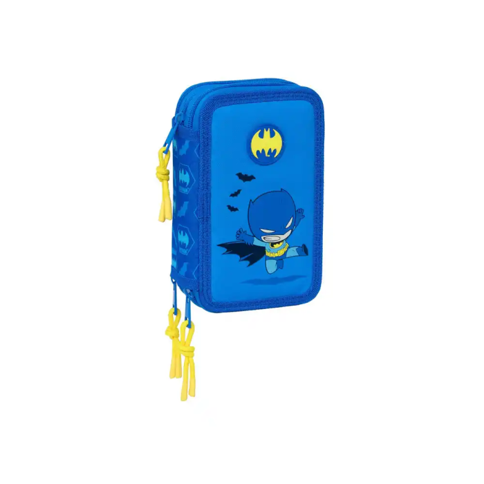 Plumier Triple Batman Azul 12,5 x 19,5 x 5,5 cm 37 Piezas 0 Plumier Triple Batman Azul 12,5 x 19,5 x 5,5 cm 37 Piezas 0