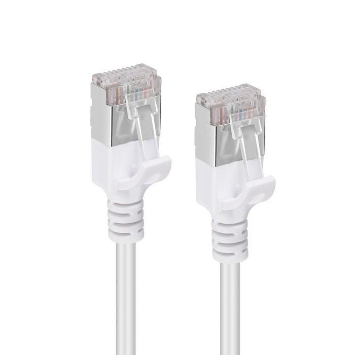 MicroConnect CAT6A U-FTP Slim, LSZH, 2m Network Cable, White 1 MicroConnect CAT6A U-FTP Slim, LSZH, 2m Network Cable, White 1
