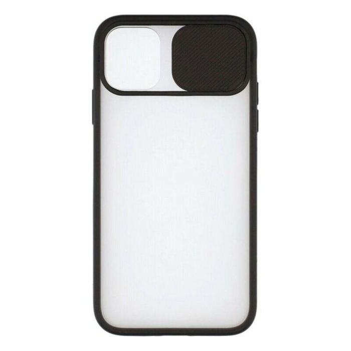 Funda para Móvil con Borde de TPU iPhone 12 Mini KSIX Duo Soft Cam Protect Negro 3