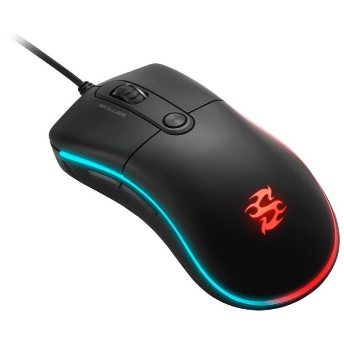 Sharkoon Skiller SGM2 Ratón Gaming Óptico Ergonómico USB con Cable, 6400 DPI, 6 Botones, Negro 1 Sharkoon Skiller SGM2 Ratón Gaming Óptico Ergonómico USB con Cable, 6400 DPI, 6 Botones, Negro 1
