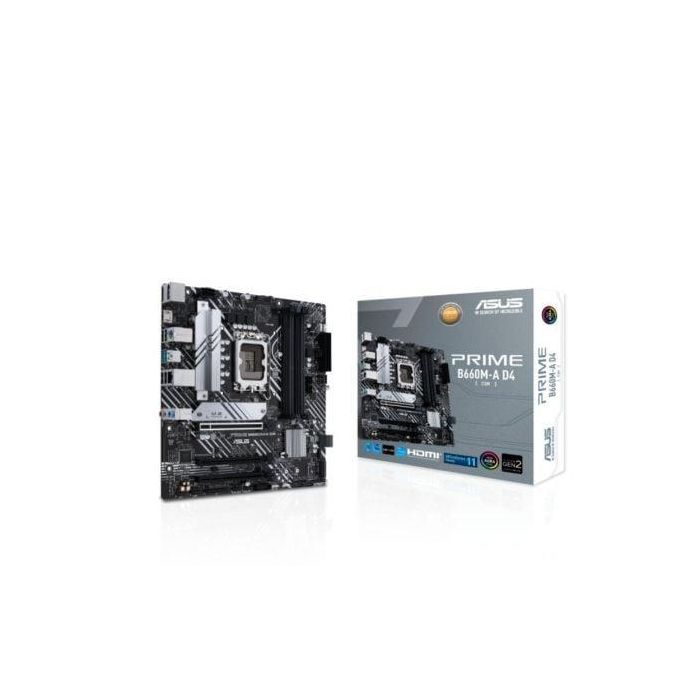 ASUS PRIME B660M-A D4-CSM Intel B660 LGA 1700 micro ATX ASUS PRIME B660M-A D4-CSM Intel B660 LGA 1700 micro ATX