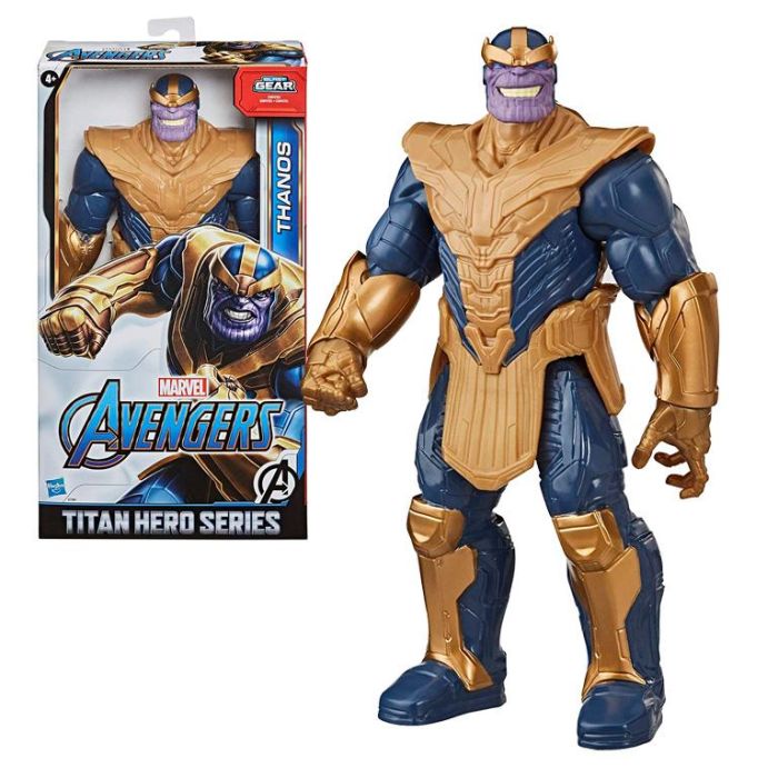 Hasbro E7381 Figura de Acción Deluxe Titán Thanos Avengers Articulada 31 cm para Niños +4 Años Hasbro E7381 Figura de Acción Deluxe Titán Thanos Avengers Articulada 31 cm para Niños +4 Años